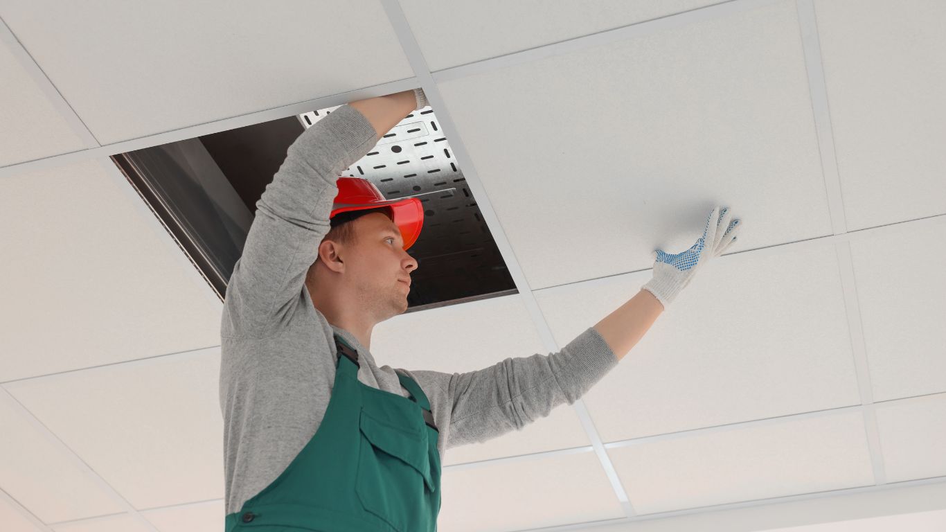 gypsum ceiling services by dubai home renovator